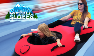 Snowy Slopes Tandem Tubing at Snowcat Ridge Snow Park