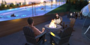 Fireside at Eskimo Outpost